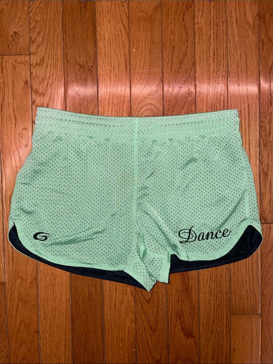 Gtm Sportswear Pants - Lime Green Mesh “Dance” Shorts